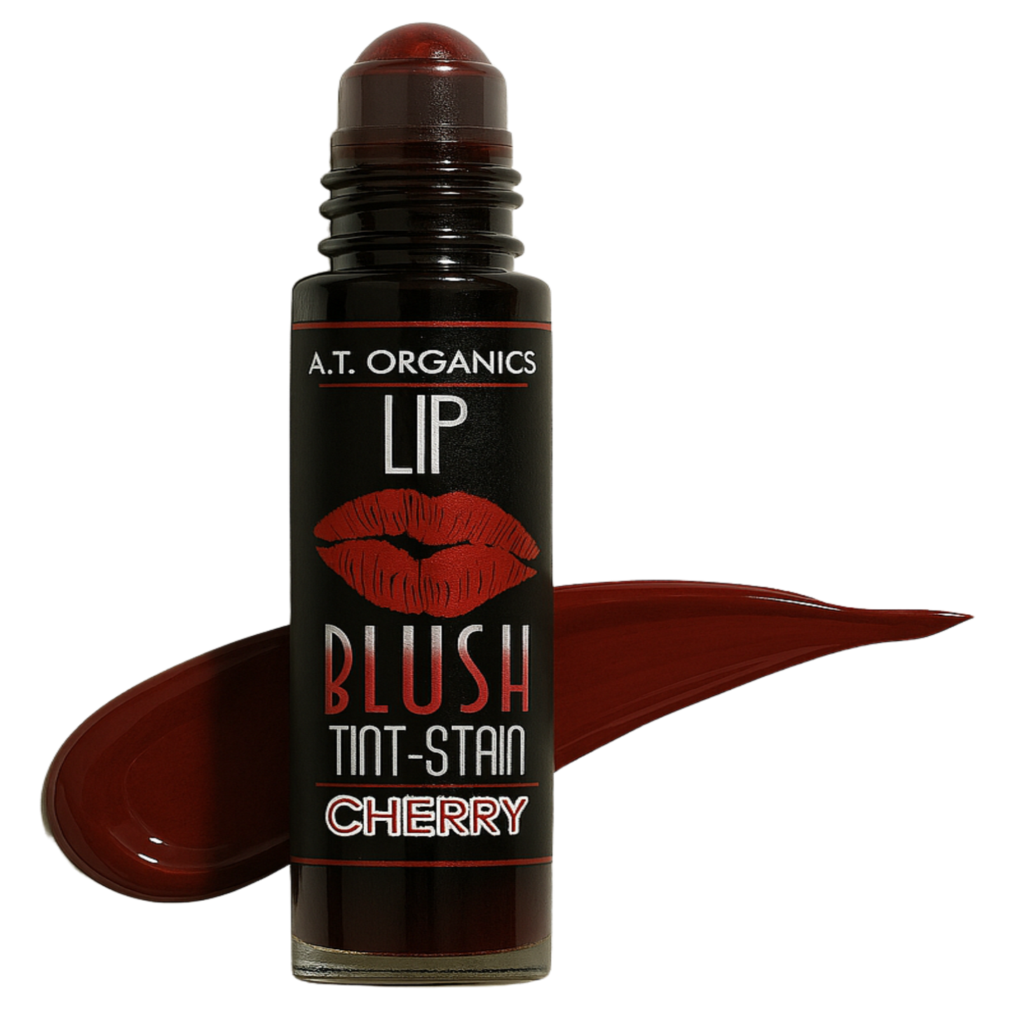 A.T. Organics Cherry Tint | Multi-Use Lip & Cheek Stain, Trusted Since 2016
