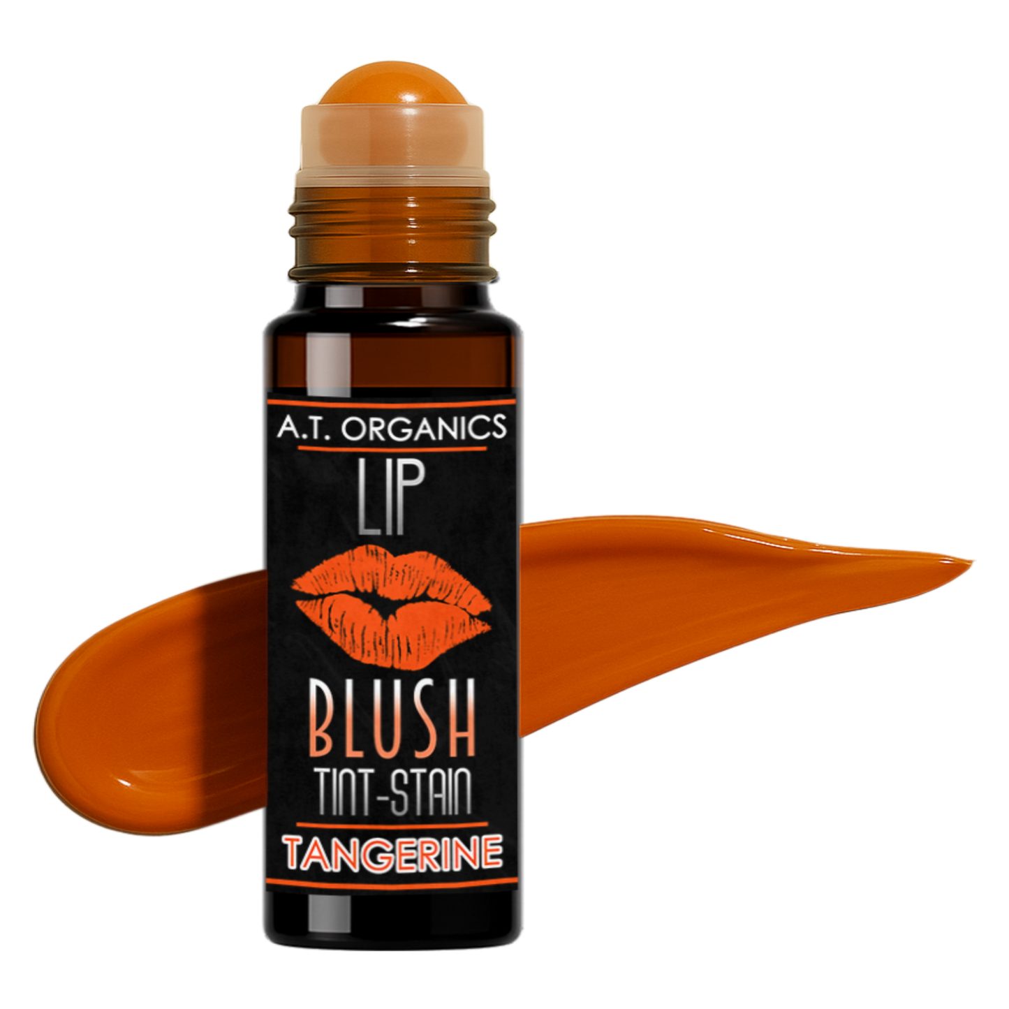 A.T. Organics Tangerine Tint | Multi-Use Lip & Cheek Stain, Trusted Since 2016