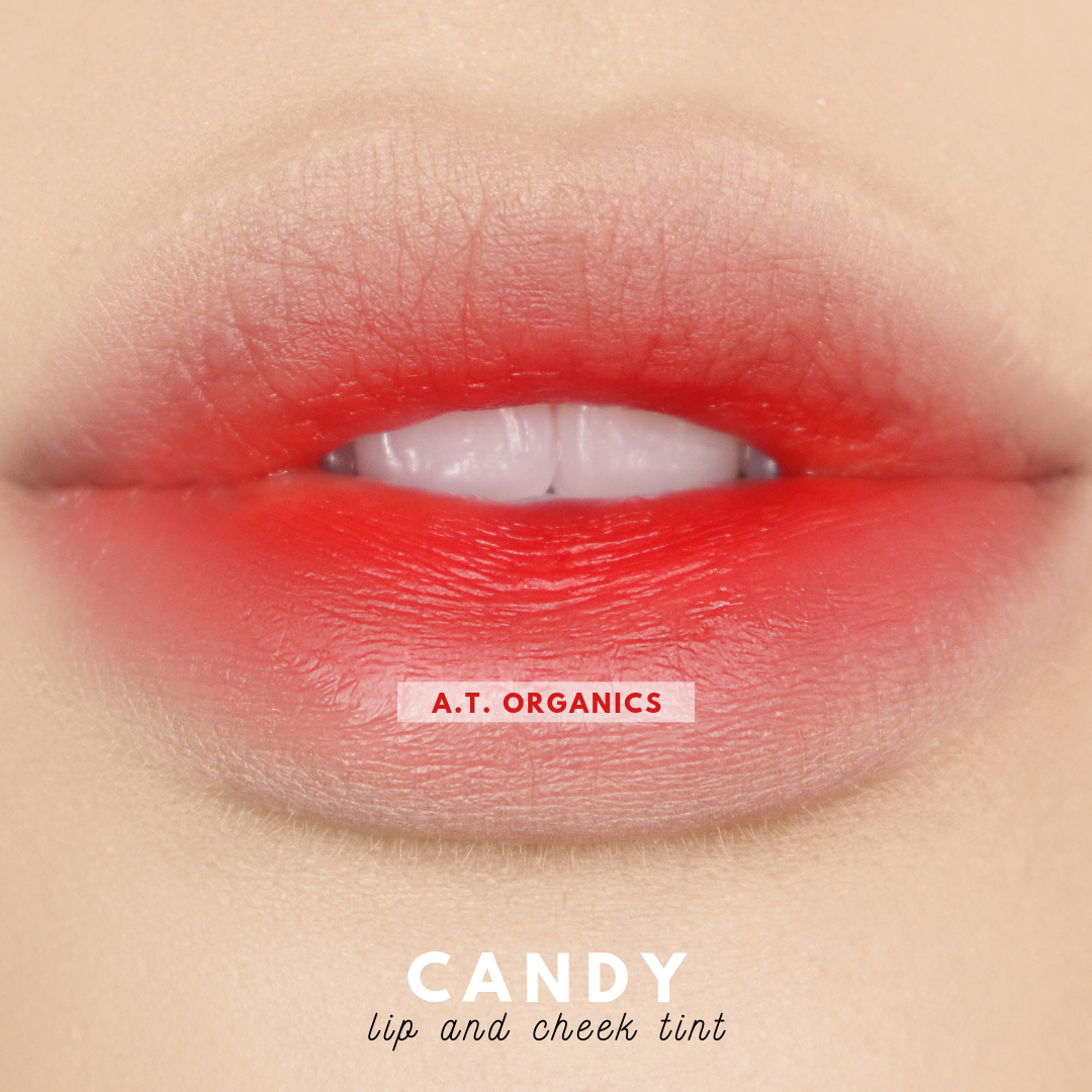 A.T. Organics Candy Tint | Multi-Use Lip & Cheek Stain, Trusted Since 2016