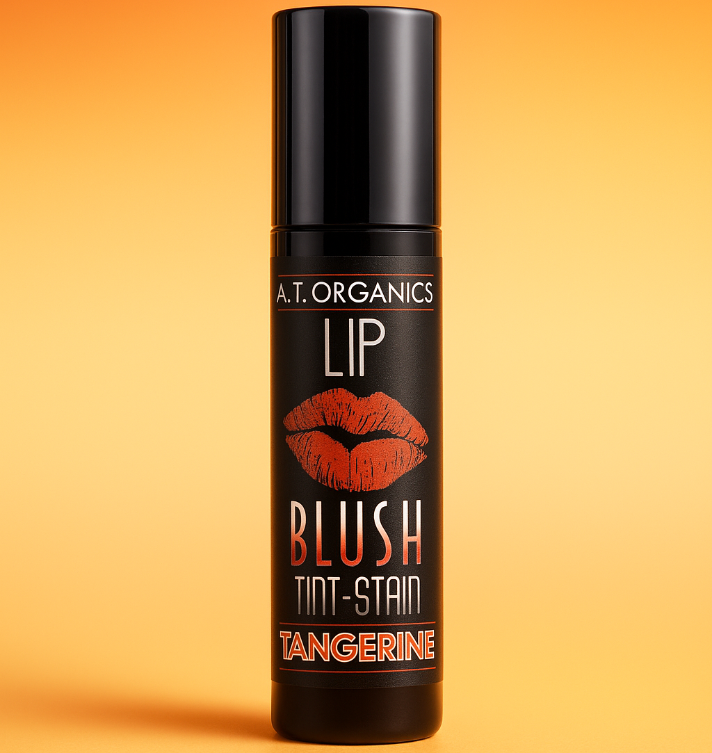 A.T. Organics Tangerine Tint | Multi-Use Lip & Cheek Stain, Trusted Since 2016