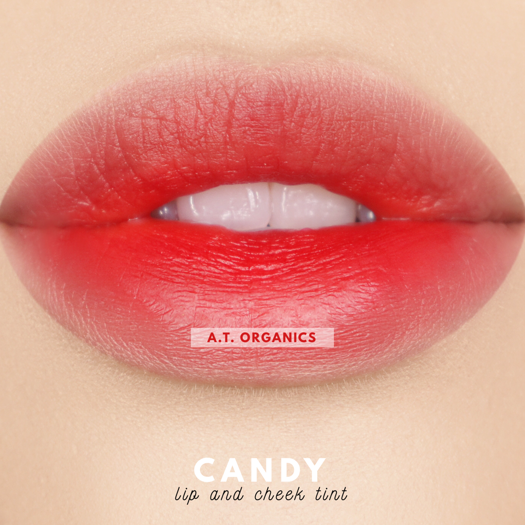 A.T. Organics Candy Tint | Multi-Use Lip & Cheek Stain, Trusted Since 2016