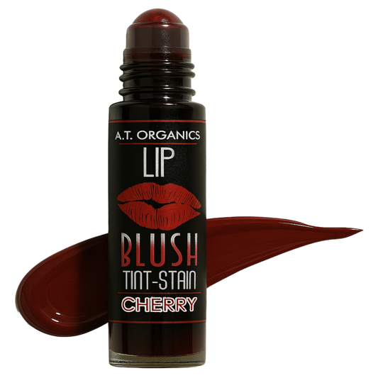 A.T. Organics Cherry Tint | Multi-Use Lip & Cheek Stain, Trusted Since 2016