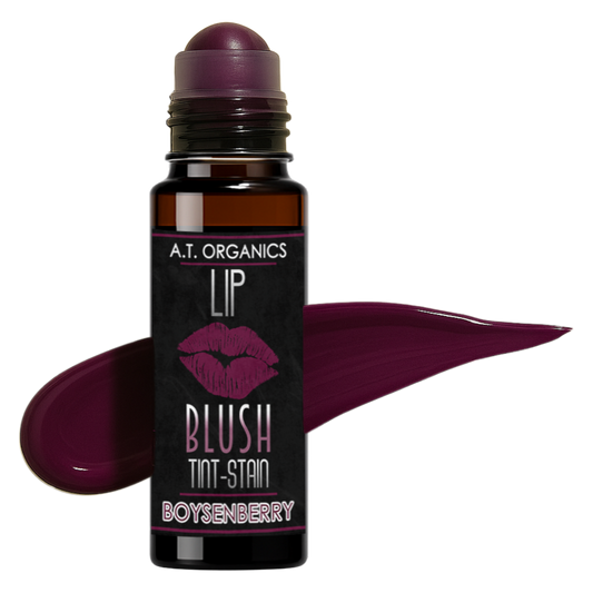 A.T. Organics Boysenberry Tint | Multi-Use Lip & Cheek Stain, Trusted Since 2016