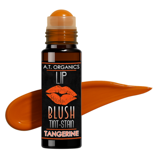 A.T. Organics Tangerine Tint | Multi-Use Lip & Cheek Stain, Trusted Since 2016