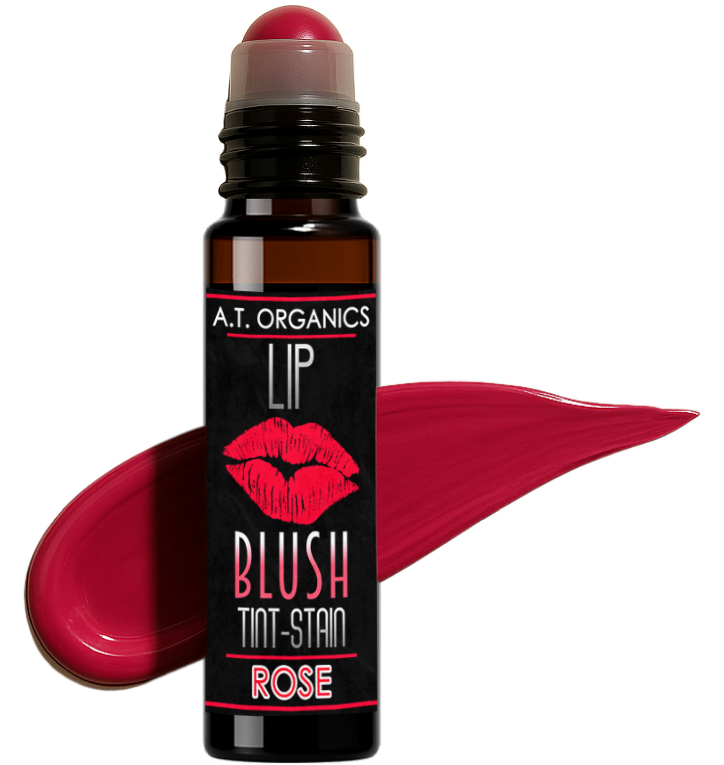 A.T. Organics Rose Tint | Multi-Use Lip & Cheek Stain, Trusted Since 2016