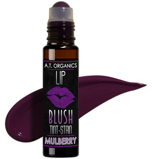 A.T. Organics Mulberry Tint | Multi-Use Lip & Cheek Stain, Trusted Since 2016