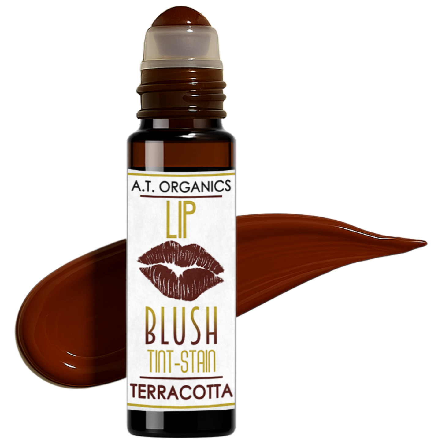 A.T. Organics Terracotta Tint | Multi-Use Lip & Cheek Stain, Trusted Since 2016