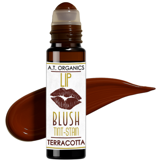 A.T. Organics Terracotta Tint | Multi-Use Lip & Cheek Stain, Trusted Since 2016