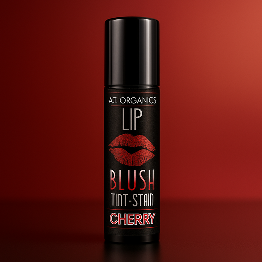 A.T. Organics Cherry Tint | Multi-Use Lip & Cheek Stain, Trusted Since 2016