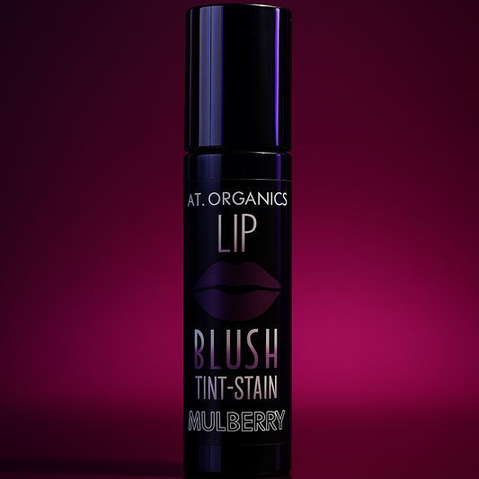 A.T. Organics Mulberry Tint | Multi-Use Lip & Cheek Stain, Trusted Since 2016