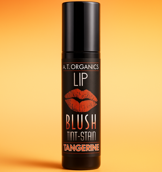 A.T. Organics Tangerine Tint | Multi-Use Lip & Cheek Stain, Trusted Since 2016