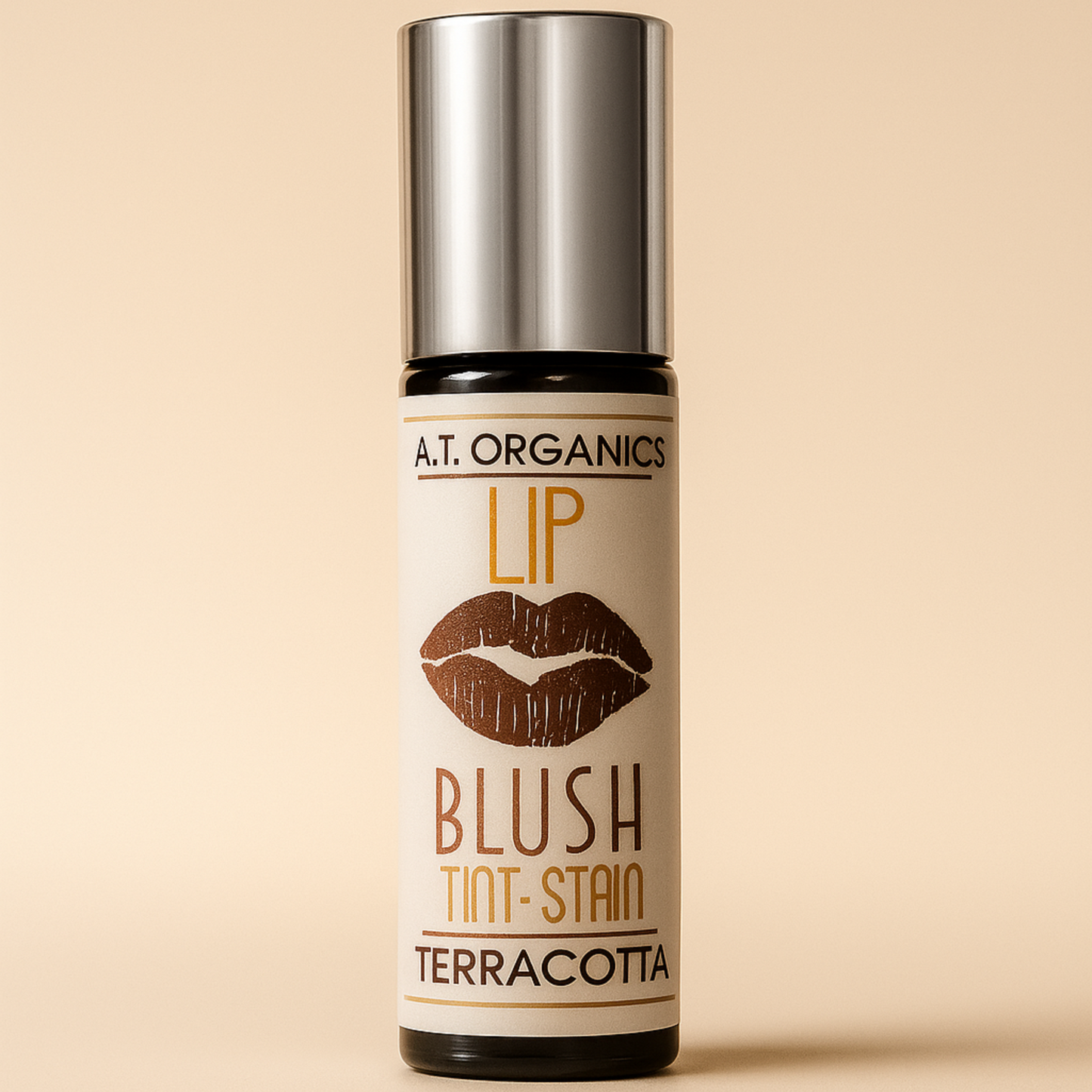 A.T. Organics Terracotta Tint | Multi-Use Lip & Cheek Stain, Trusted Since 2016