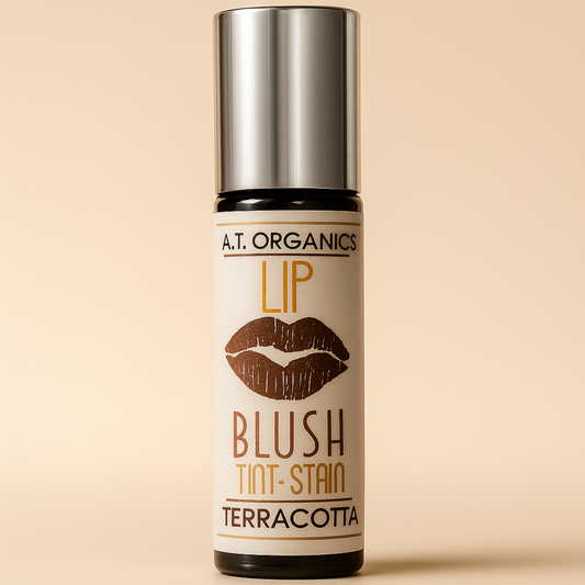 A.T. Organics Terracotta Tint | Multi-Use Lip & Cheek Stain, Trusted Since 2016